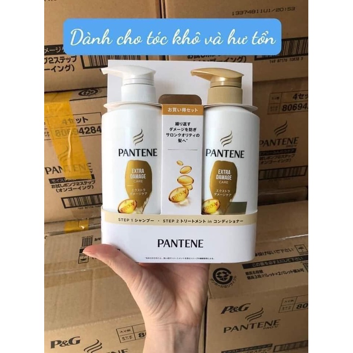Bộ dầu gội Pantene Nhật Bản set 3 ( gội, xả,dưỡng)