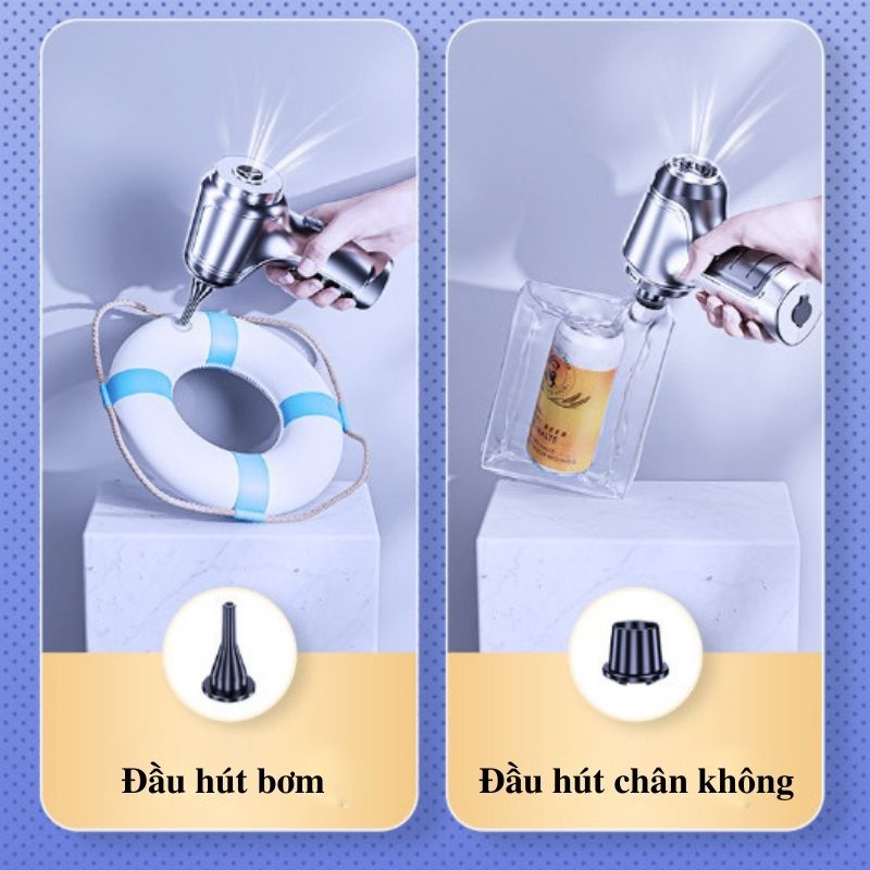 Máy hút bụi cầm tay mini đa năng SUITU, Máy hút bụi ô tô, nhà ở không dây tiện dụng hút đệm, sàn tốt lực hút 9000Pa