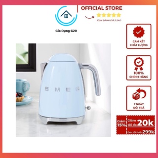 Ấm siêu tốc smeg klf03pbeu pastel blue - 1,7l