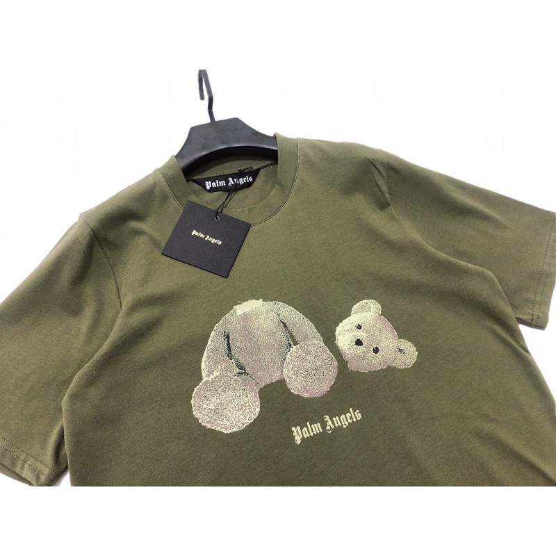 ★[𝐋𝐨𝐮𝐢𝐬] Tee T-shirt Áo phông Palm AGels Bear print high quality cao cấp