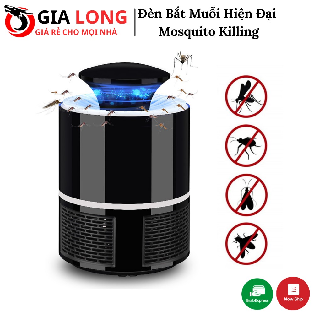 Đèn Bắt Muỗi Mosquito Killing Hình Trụ Sử Dụng Đèn LED An Toàn Cho Sức Khỏe, Nguồn USB