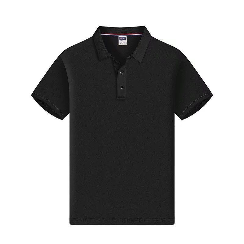 Áo Thun Thể Thao Ngắn Tay Cổ Bẻ Chất Liệu Lụa Lạnh Thoáng Khí Nhanh Khô Cho Nam