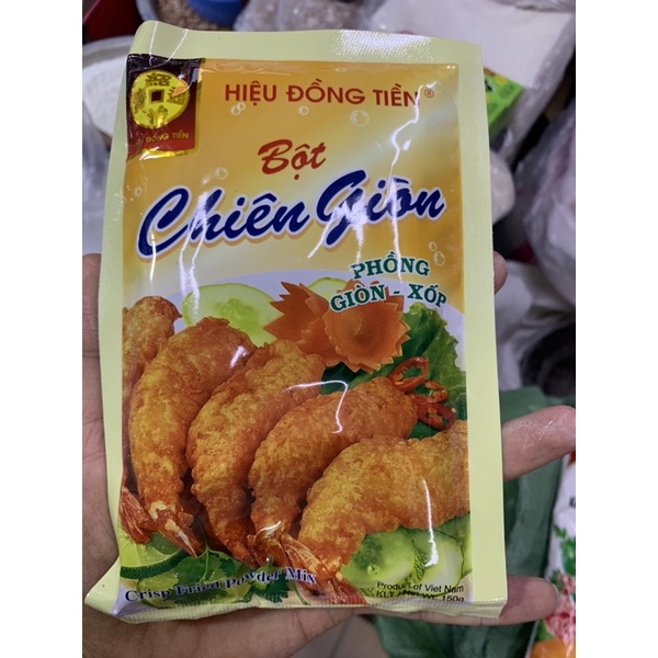 Bột Chiên Giòn đồng tiền 150g và 1kg Tp food