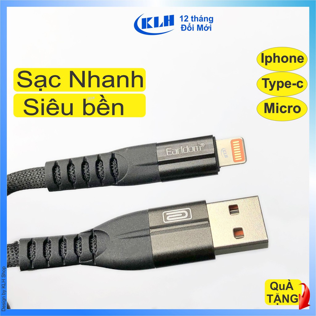 Cáp Sạc Dù Earldom EC-077