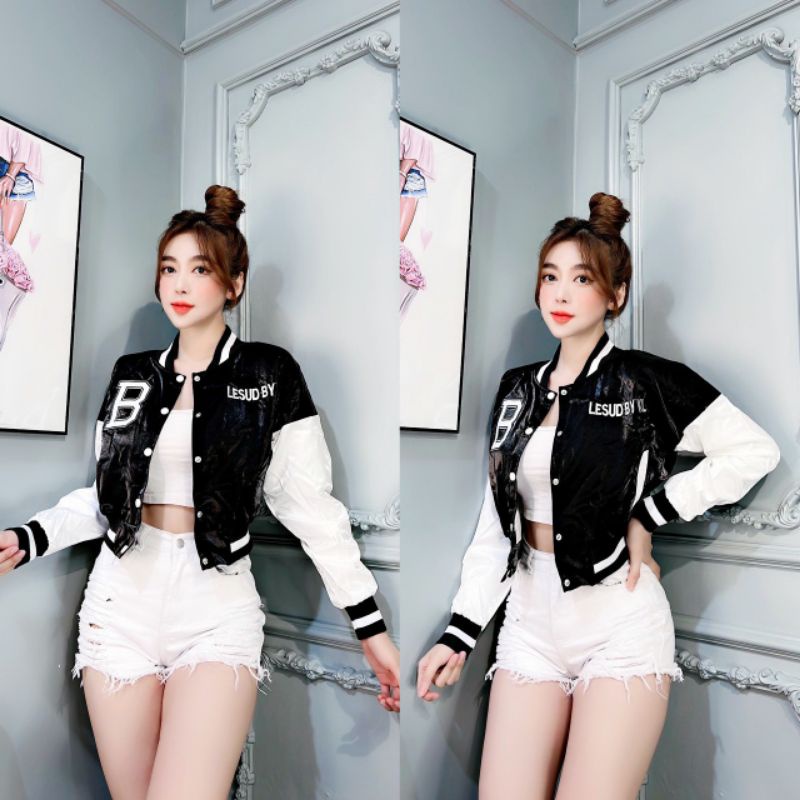 Áo khoác xà cừ cá tính loại 1 QC ( hình thật )