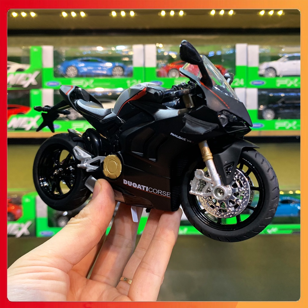 Xe mô hình Ducati1199 Panigale V4s tỉ lệ 1:12 Alloy