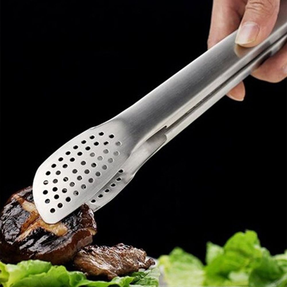 Kẹp gắp thức ăn bằng thép không gỉ chống nóng an toàn tiện dụng cho nhà bếp