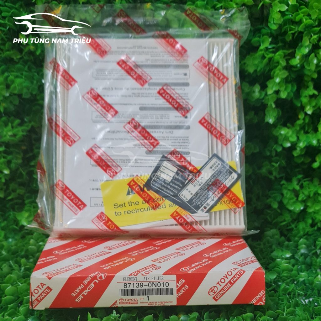 Lọc gió điều hòa, máy lạnh xe Vios, Inova, Fortuner, Altis, Yaris, Camry - Mã: 871390N010