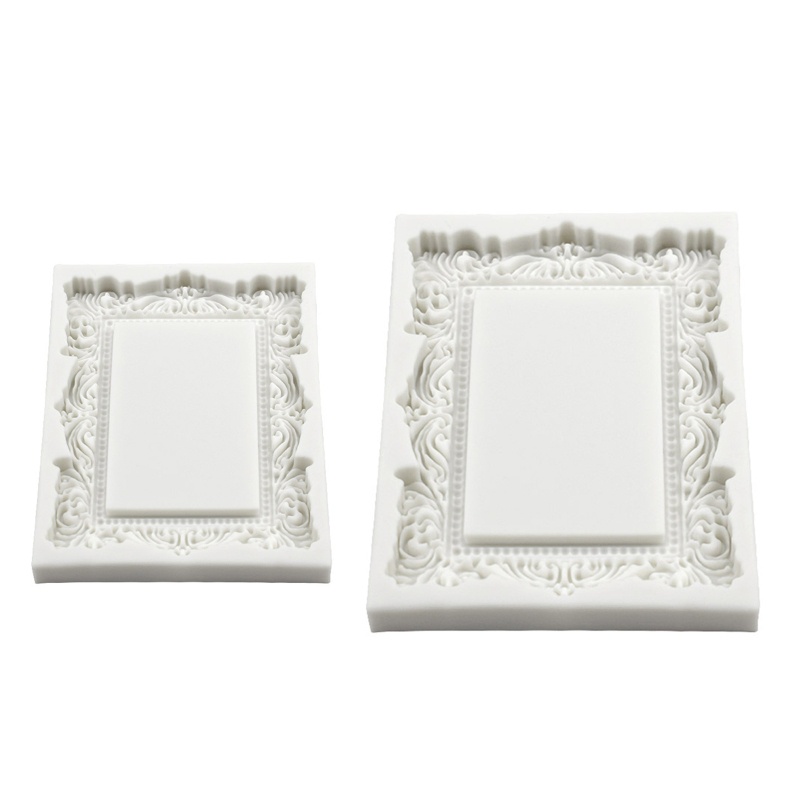 Khuôn Silicone Làm Nến Kẹo Hình Khung Ảnh Phong Cách Châu Âu DIY