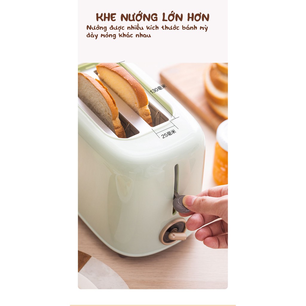 [Mã ELHADEV giảm 4% đơn 300K] Máy nướng bánh mỳ Bear DSL-C02W1 (Bảo hành 12 tháng)