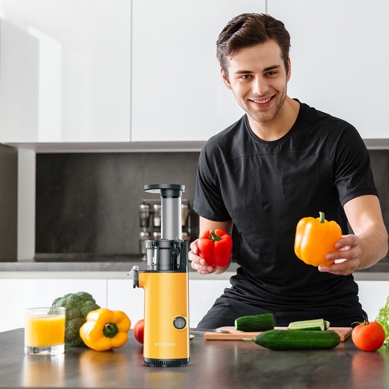 Máy Ép Chậm Snapbee Mini SK-202VN - Ép Trái Cây, Rau Củ Siêu Kiệt Bã