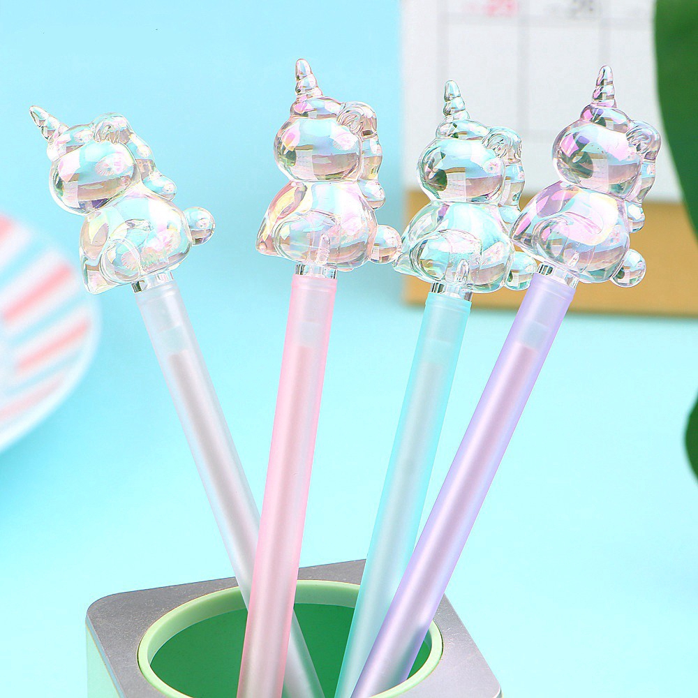 Bút mực gel màu đen hình động vật siêu dễ thương