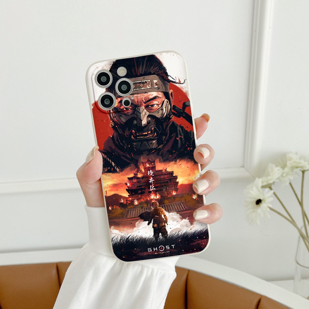 Ốp điện thoại iPhone Ghost of Tsushima chuẩn xịn xò ốp iphone 13 12 11 pro max xsmax 7 7plus 8 8plus 6 6s 6splus
