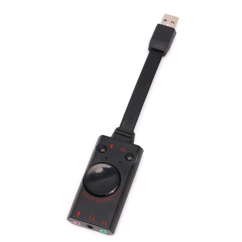 Thẻ Âm Thanh Ngoài USB Giắc Cắm 3.5mm Kèm Mic Dành Cho PC Laptop Windows OS L