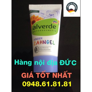 Kem đánh răng cho bé ALVERDE từ 0-6 tuổi không chứa FLOUR hàng nội địa Đức