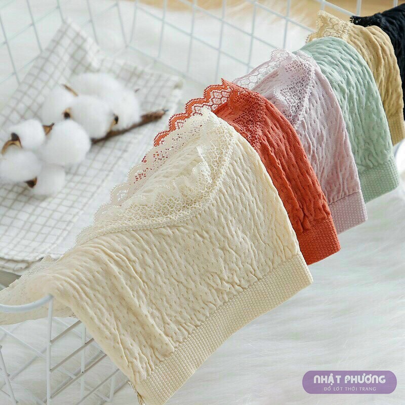 Quần Lót Nữ Cotton Nhăn Siêu Mềm Mịn | BigBuy360 - bigbuy360.vn