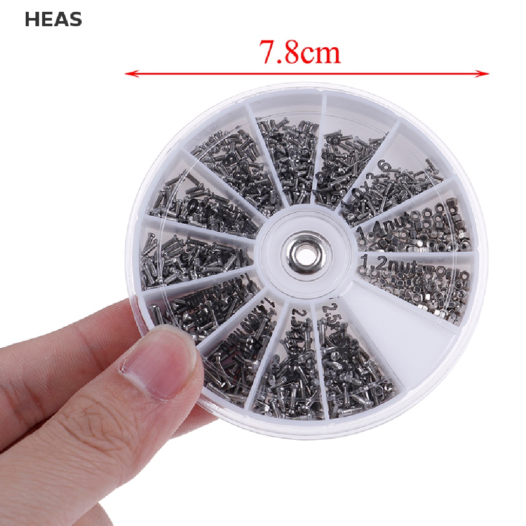 Set 600 Ốc Vít Nhỏ + Tua Vít Sửa Kính Mắt Tiện Dụng
 Id