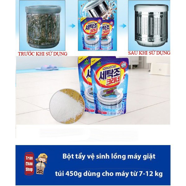 [GIÁ SỈ] Bột tẩy lồng máy giặt Hàn Quốc 450gr