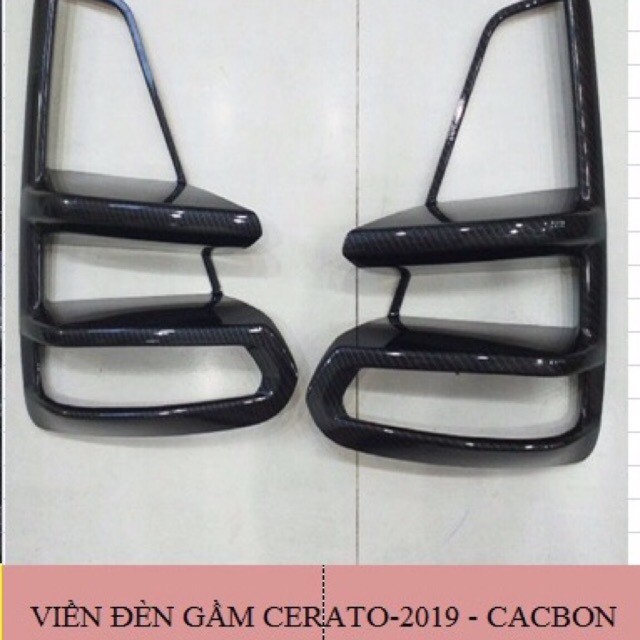 Ốp đèn xinhan trước Cacbon Cerato-2019