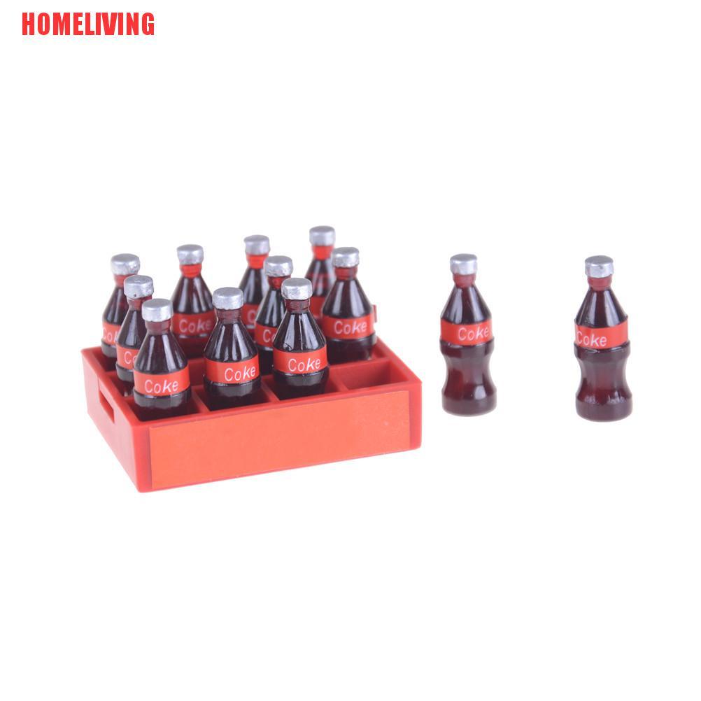 Set 13 Khay Đựng Nước Ngọt Mini Tỉ Lệ 1: 12 Trang Trí Nhà Búp Bê