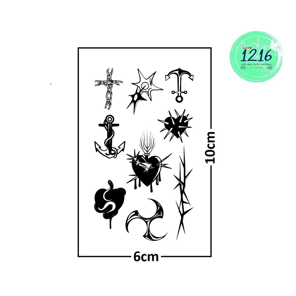 Hình Xăm Kéo Dài Đến 15 Ngày; Dán Chống Nước, Tạm Thời