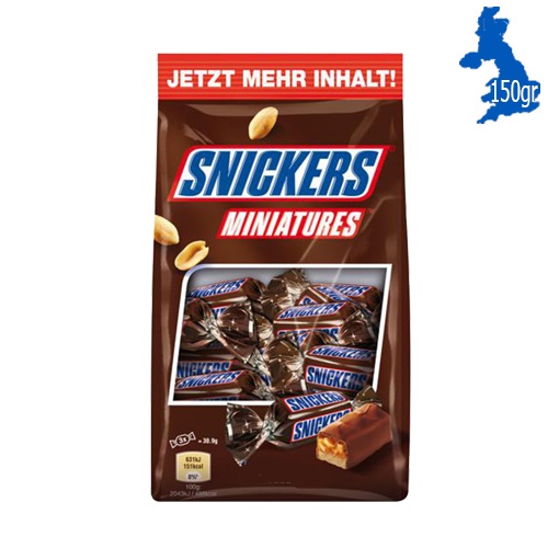 (Rẻ Vô Địch)Kẹo socola Miniatures Snicker 150g