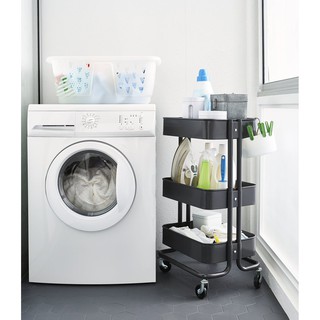 Xe kệ đẩy 3 tầng RÅSKOG IKEA - Đen
