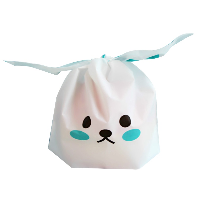 Set 50 Túi Đựng Kẹo Hình Thỏ Tai Dài Dễ Thương