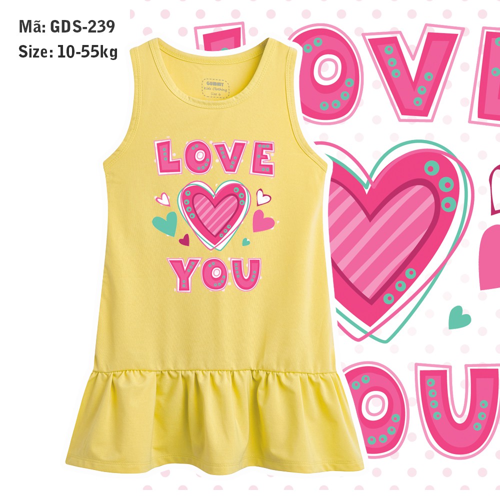 Đầm bé gái GUMMY 10-55kg j