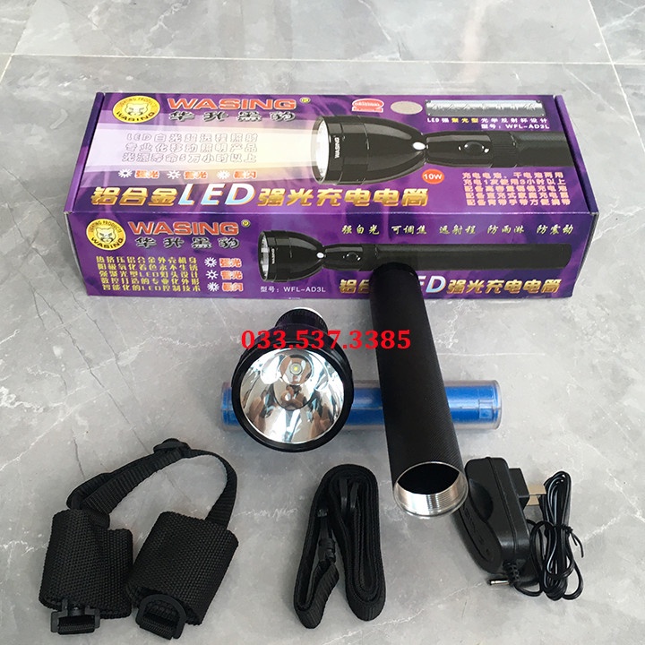 Đèn pin, đèn dã ngoại WFL - AD3L nhỏ gọn, chiếu sáng cực mạnh