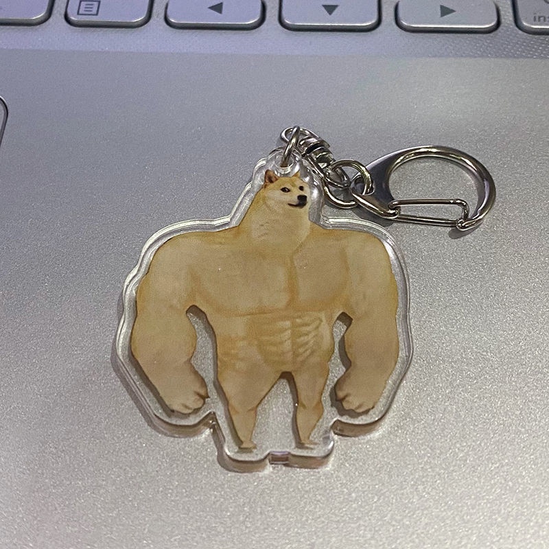 Móc Khóa Hình Chú Chó Shiba Inu Dễ Thương 4-5CM
