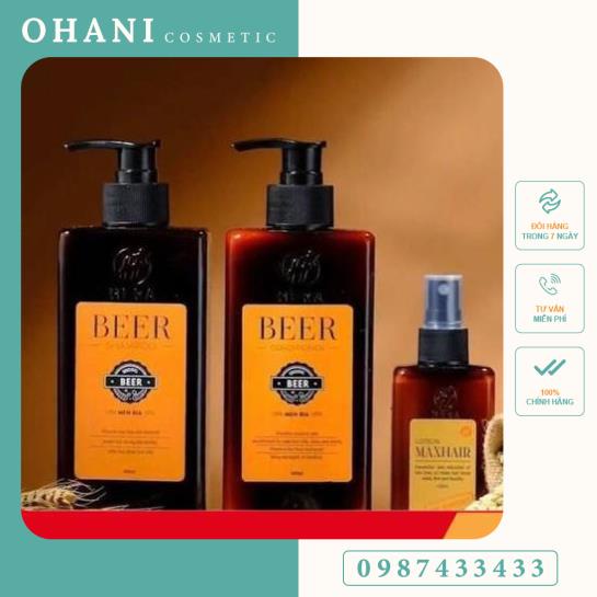 Combo dầu gội men bia + dầu xả + dưỡng tóc Hera Chính Hãng