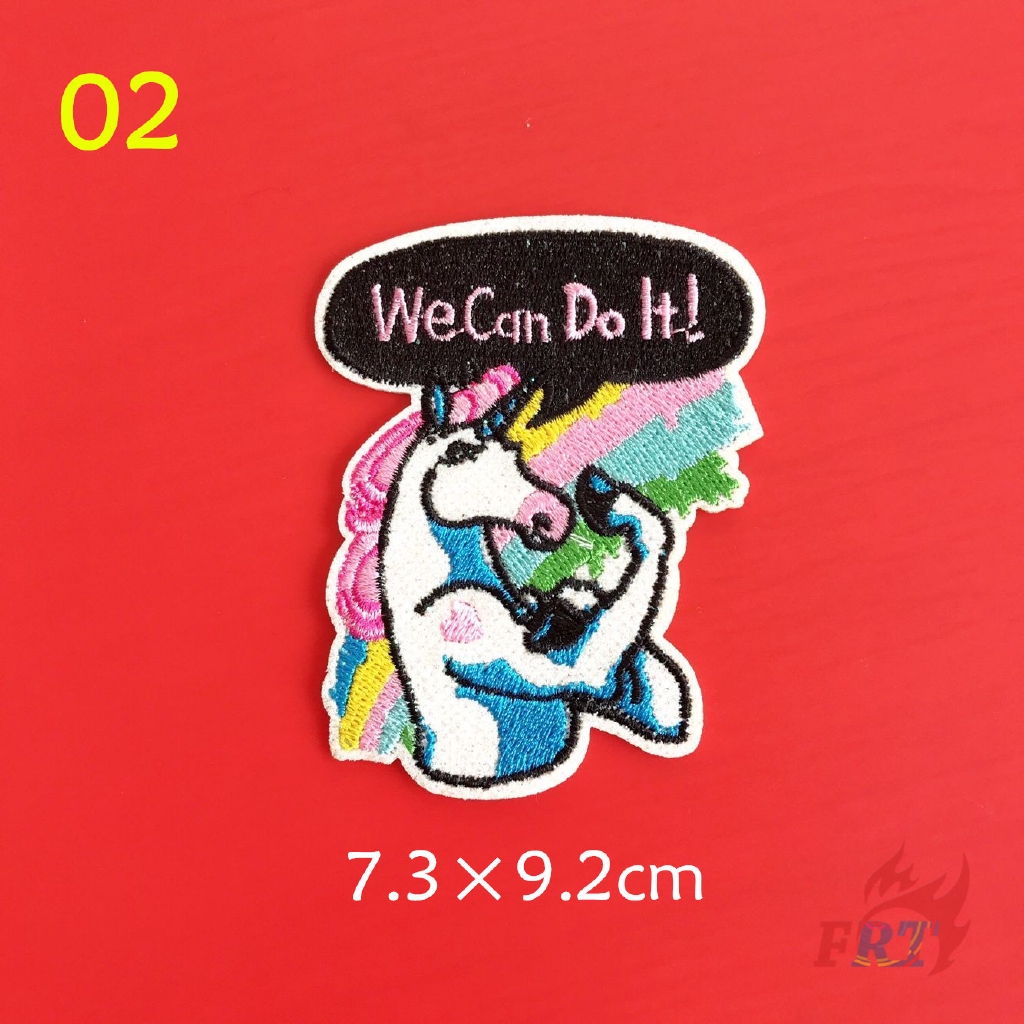 Miếng dán quần áo hình ngựa một sừng dễ thương