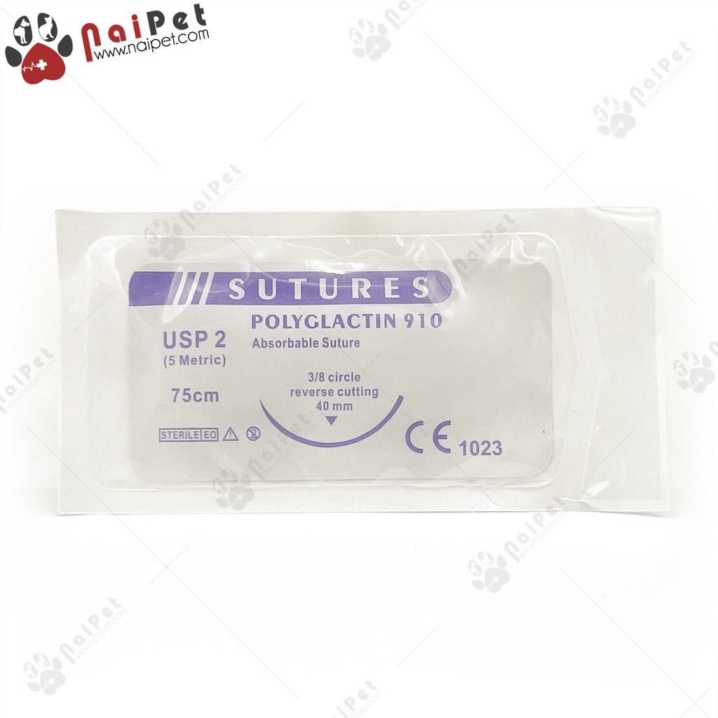 Chỉ Khâu Phẫu Thuật Bằng Kim Sutures Polyglactin 910