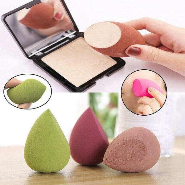 [Hàng mới về] Mút trang điểm đánh phấn tán kem 4 màu xinh xắn tùy chọn