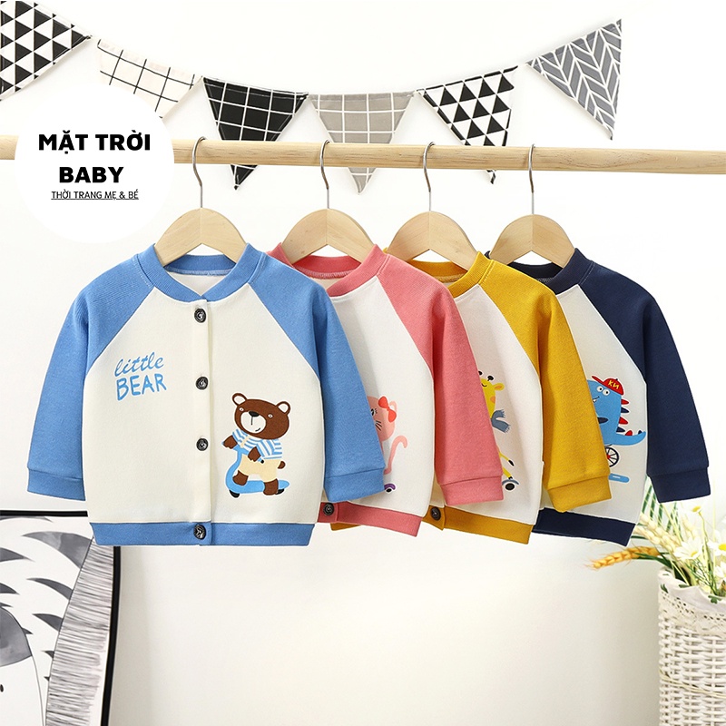 Áo khoác len cadigan hình đáng yêu cho bé 1-4 tuổi