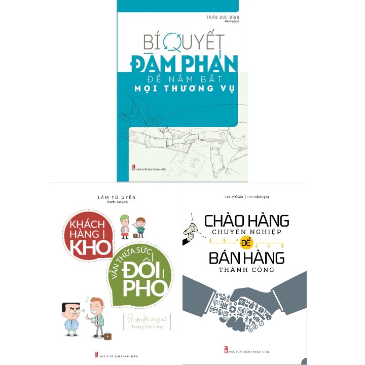 Sách - Combo Khách Hàng Khó Vẫn Thừa Sức Đối Phó (3 Cuốn)