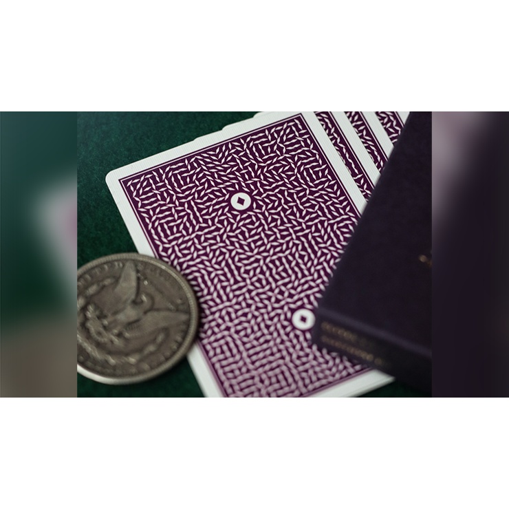 Bộ bài tây, bài ảo thuật DMC ELITES: V5 Amethyst Playing Cards - Bài Mỹ - Bài Chính Hãng