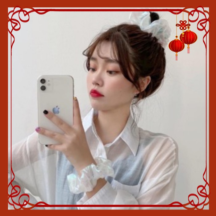 Buộc tóc Scrunchies helogram
