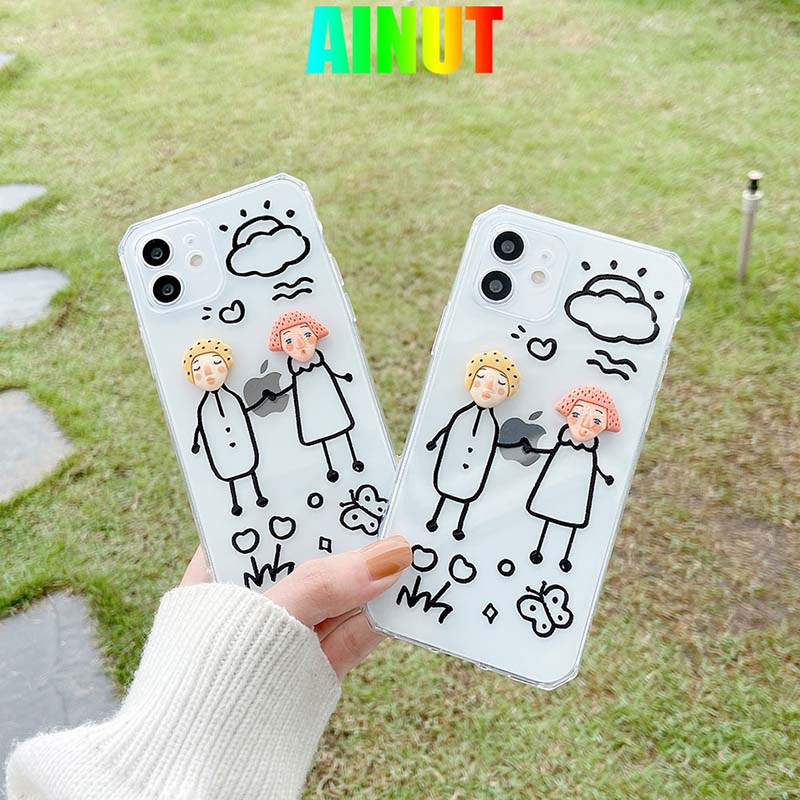 Ốp Điện Thoại Tpu Mềm Bốn Góc Chống Sốc Chống Bụi Cho Iphone11 12 13 Pro Max 7 8 Plus X Xs Xr Xsmax
