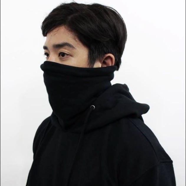 Khăn bịt mặt Alan Walker - Khăn đa năng đen trơn lee min ho | BigBuy360 - bigbuy360.vn