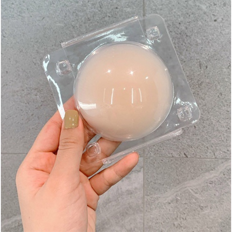 EBLIN Miếng dán núm vú siêu mỏng Miếng dán ngực silicon nhiệt tự thân dán ti siêu mỏng ôm khít bền đẹp