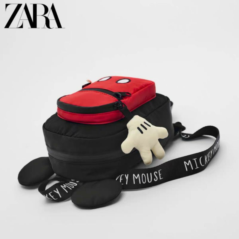 Balo Mickey Zara 3D đỏ đen siêu đẹp