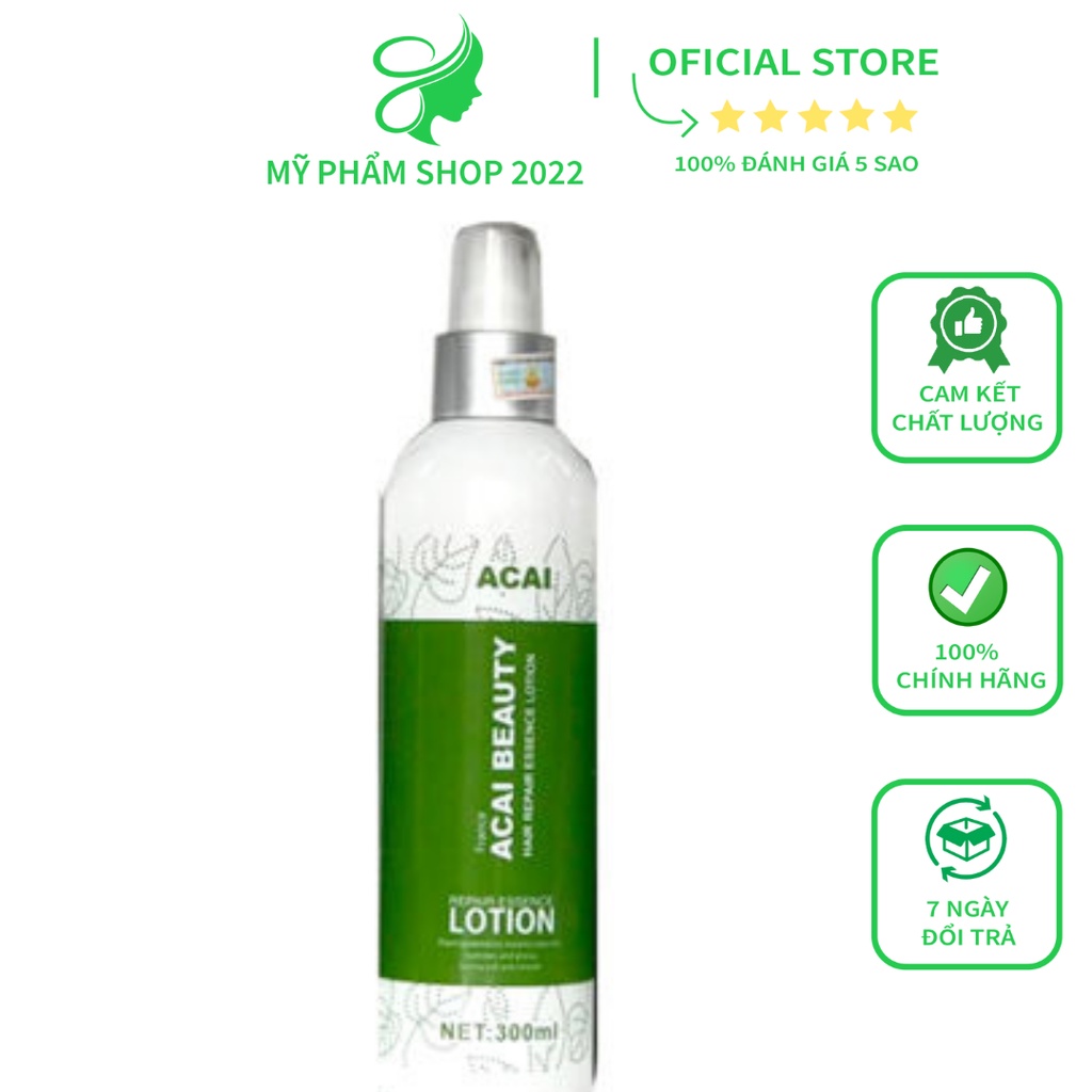 Xịt Dưỡng Phục Hồi Tóc Hư Tổn Collagen Acai Berry 300ml – Giúp Tóc Mềm Mượt, Bóng Đẹp Hơn