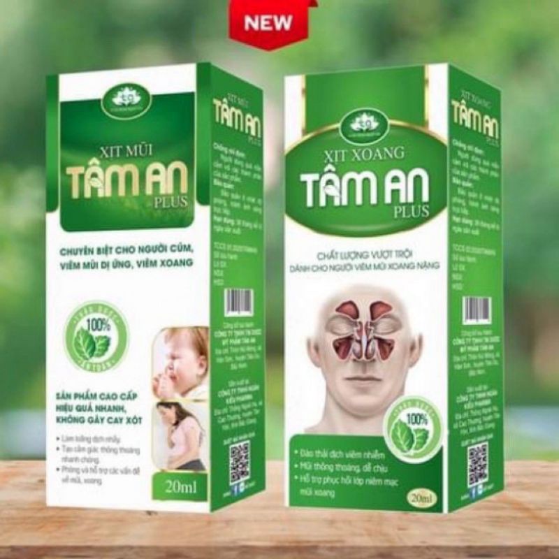 Xịt xoang Tâm An Plus (chính hãng)
