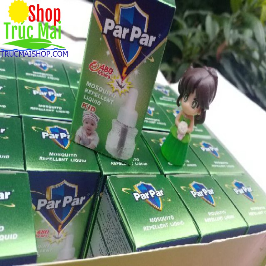 combo 20 lọ Tinh dầu đuổi muỗi  Parpar em bé dùng cho các máy đuổi muỗi parar hacker (giá sỉ)