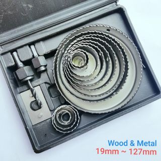 Bộ 12 mũi khoét Gỗ và Tôn lá Siêu bền