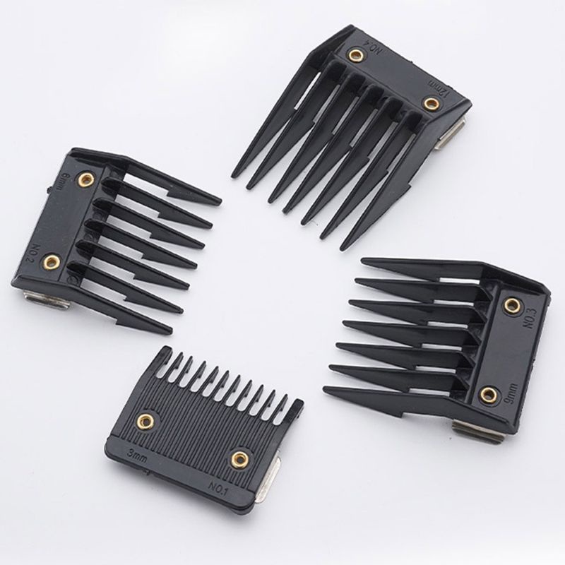 Bộ 4 Đầu Lược Giới Hạn Thay Thế Cho Tông Đơ Hớt Tóc 3 6 9 12mm