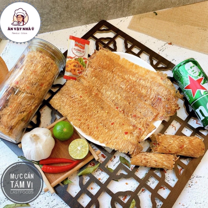 [FREESHIP] Mực cán tẩm vị 200g siêu ngon bổ rẻ