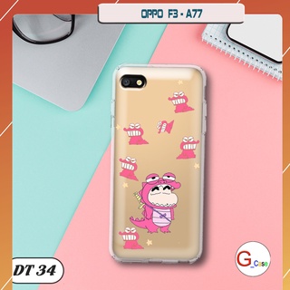 Ốp lưng điện thoại Oppo F3/ A77 dẻo trong in hình